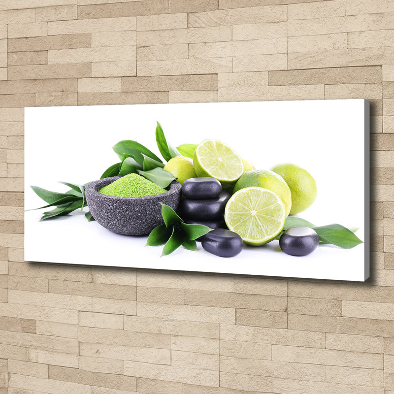 Limes And Stones - Wrapped Canvas Print