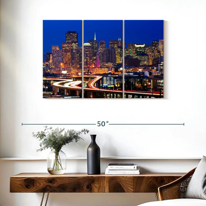 Rorry San Francisco Night Lights, 24" H x 38" W