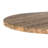 Marjoe Teak Round Metal Base Dining Table