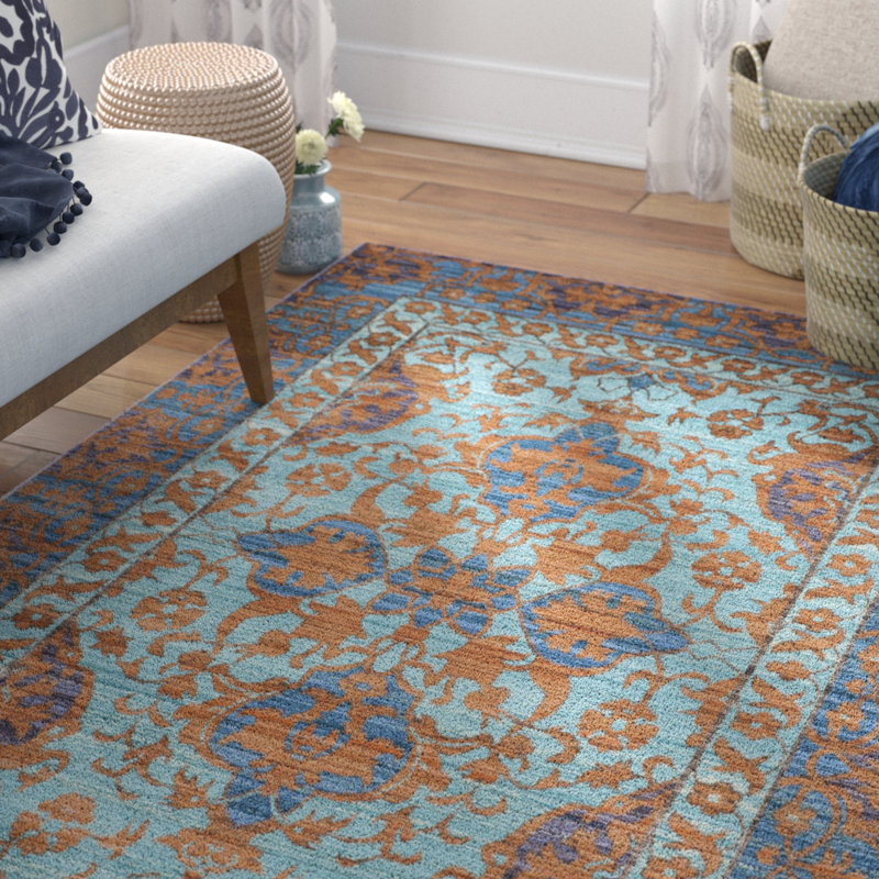 Adley Oriental Hand Woven Area Rug, Rectangle 122 x 183 cm