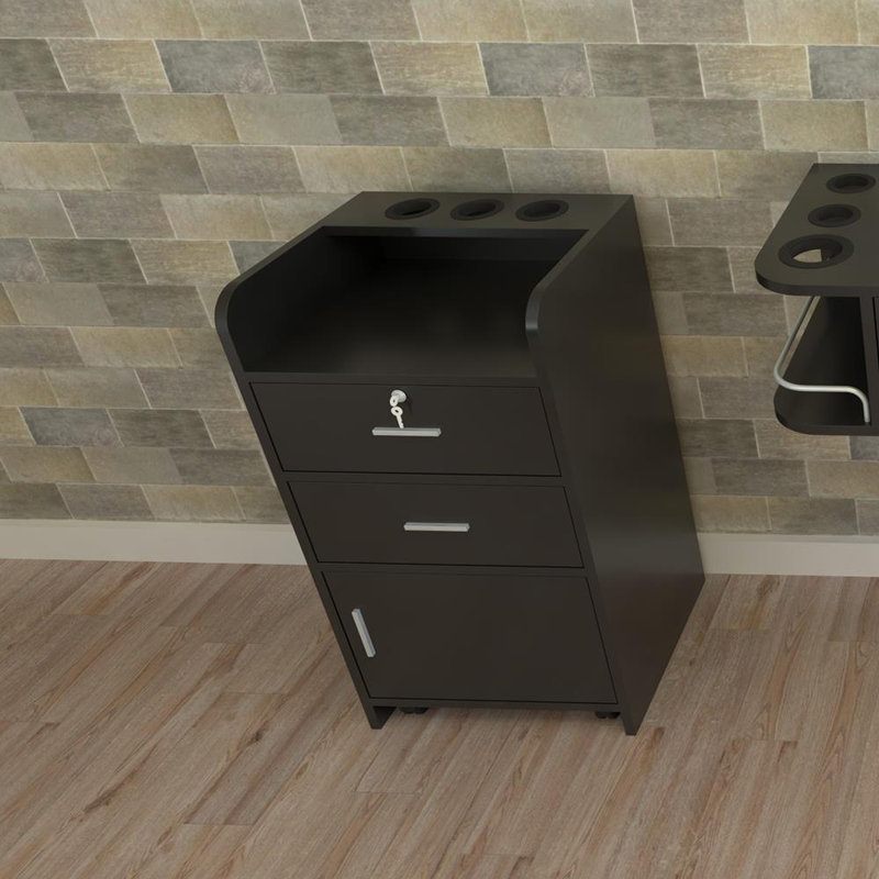 Eathon Wood Makeup Organizer