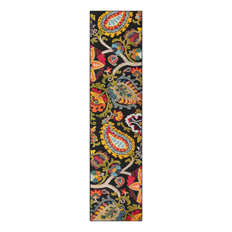 Tapis Bungalow Rose Nahla Caimin, Tapis de couloir 2 pi 7 po x 10 pi