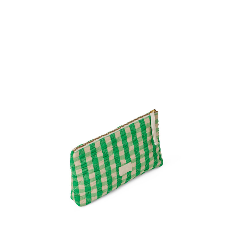 Trousse de maquillage Baek And Bolge Nola, Vert / Sable