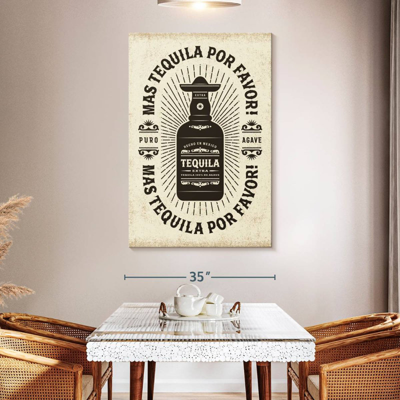 Yarlin Tequila, 51" H x 34" W