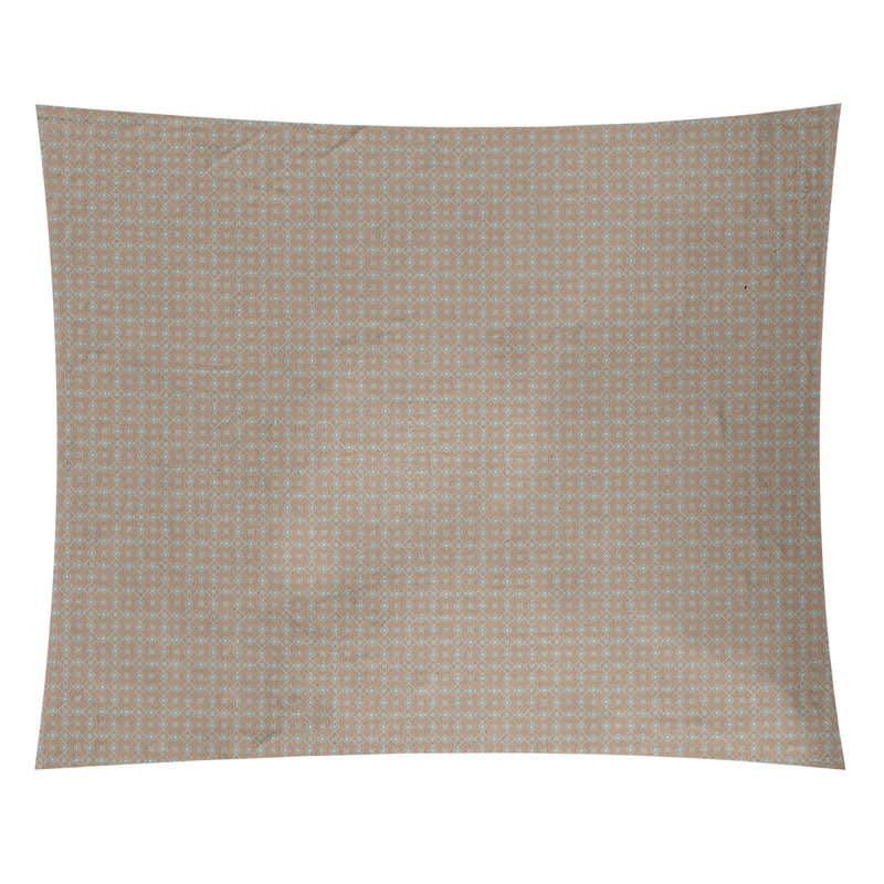 Tapisserie en polyester Kitterman par Katelyn Elizabeth, H 27,5 po x l 37,5 po, Brun / bleu, Intérieur