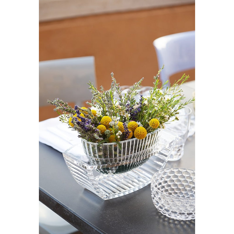 U Shine Table Vase, Smoke