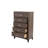 Rustic Grey Oak Simple Tall Chest