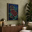 Crimson Peonies in Bloom Botanical - Wrapped Canvas-1421204688-1421204719