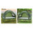 Outsunny 2 Person Foldable Camping Cot with Tent, Bedspread and Thick Air Mattress, 4-In-1 Elevated Camping Bed Tent