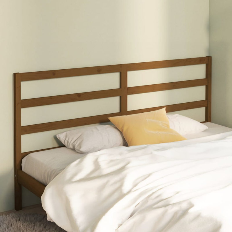 Eleonor Solid Wood Headboard, 100cm x 206cm, Brown