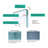Semi-Frame Single Sliding Shower Door, 304 Stainless Stee, 5/16" (8mm) Thick SGCC Tempered Clear Glass.-112318642