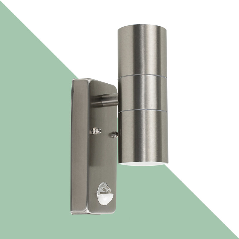 Baze 2 - Bulb Outdoor Armed Sconce, Matt, Warm White