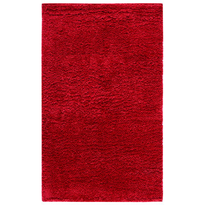 Stansted Shaggy Red Rug