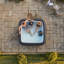 WAVE 3 Person Square Inflatable Hot Tub-125098680