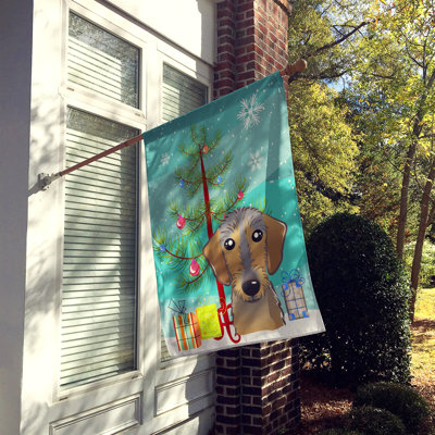 Drapeau en polyester 2 côtés sous l’arbre Silloth