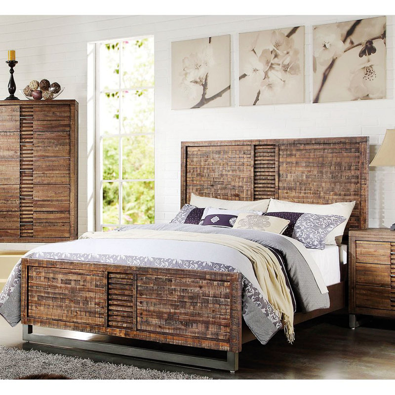 Jenney Solid Wood Standard Bed