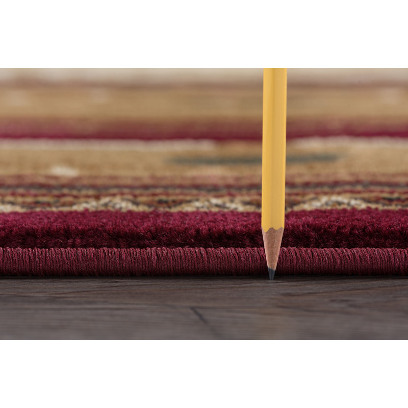 Tapis brun / rouge Southwestern, Tapis de couloir 2 pi 7 po x 9 pi 10 po
