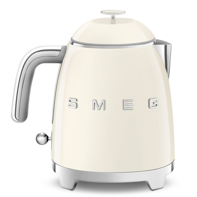 Smeg KLF05 50s Style Retro Mini Kettle 0.8L, Cream