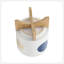 S / 2 5/8 "PLANTES AMUSANTES AVEC SUPPORT, BLANC