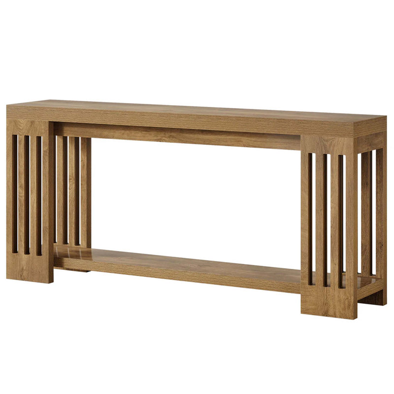 Couch Table,Console Table,End Table, Light Brown