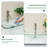 20 1/4" L x 14 1/2" W Rectangular Glass Bathroom Sink Vessel Sink with Pop-Up Drain