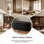 Banc de rangement avec repose-pieds de 40 po en chenille avec charnière de sécurité, banc de rangement ovale rabattable pour chambre à coucher, vestibule, salon, noir
