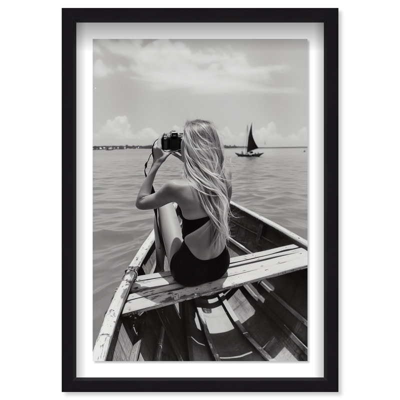 Frame Of Solitude Print by Oliver Gal, 37.5"H x 25.5"W, Black Shadowbox
