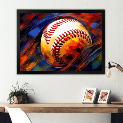 Baseball Abstract Glory II - impressions sur toile de sport
