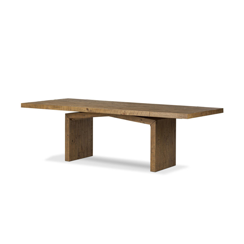 Henn rectangulaire L 96 po x l 42 po, Sierra rustique naturel