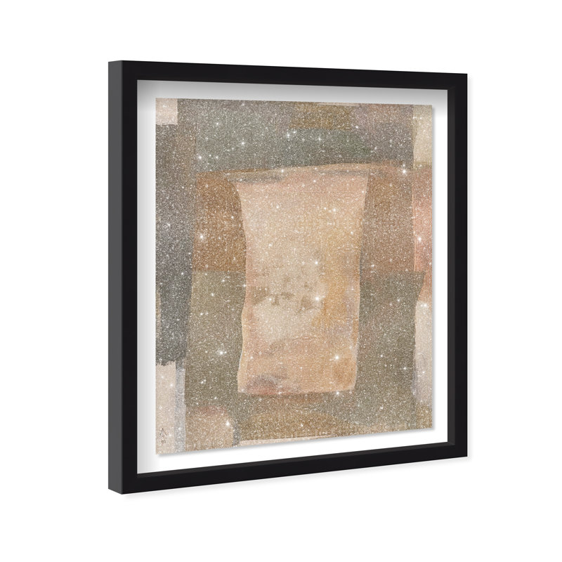 Rugged Roots Shadowbox Abstract Print by Oliver Gal, Black Frame, 16 x 20, 25.5"H x 21.5"W, Black Frame