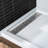 48" W x 32" D Solid Surface Single Threshold Shower Pan Base with Drain Assembly & Drain Cover Included, Non-Slip-36500020-65273931