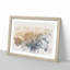 Fog Over The Forest Watercolour - Single Picture Frame Print on MDF-56853762-56853763
