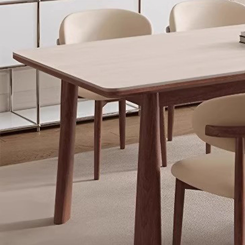 Table de salle à manger italienne minimaliste, H 29,53 po x L 70,87 po x l 35,43 po