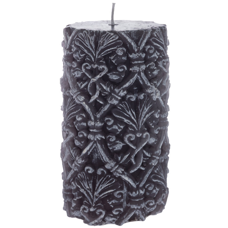 Unscented Pillar Candle, Rosa