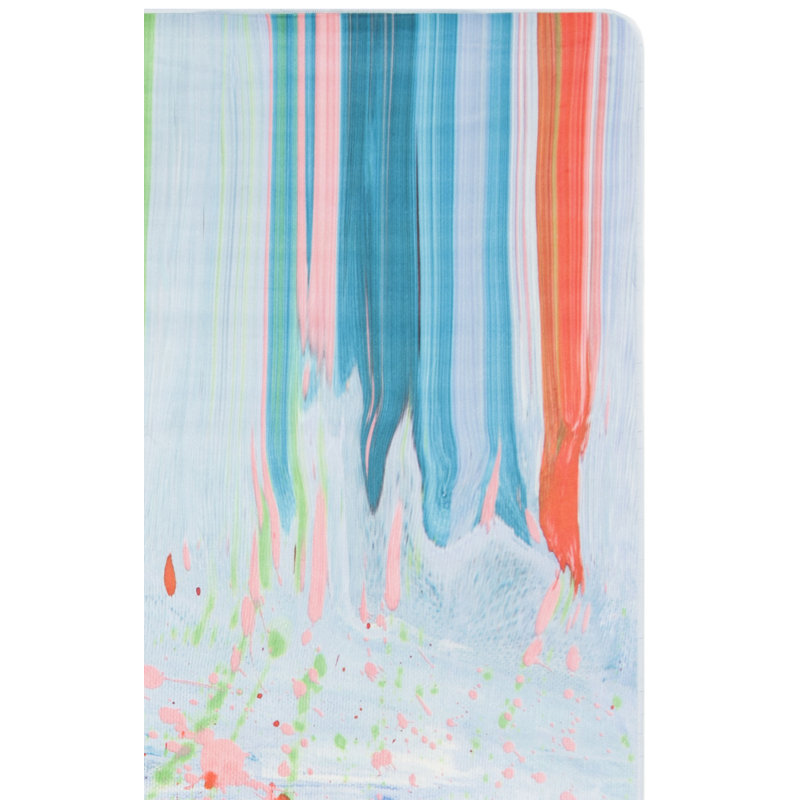 Chartreuse Performance Machine Washable Floral Rug, Rectangle 3' x 5'