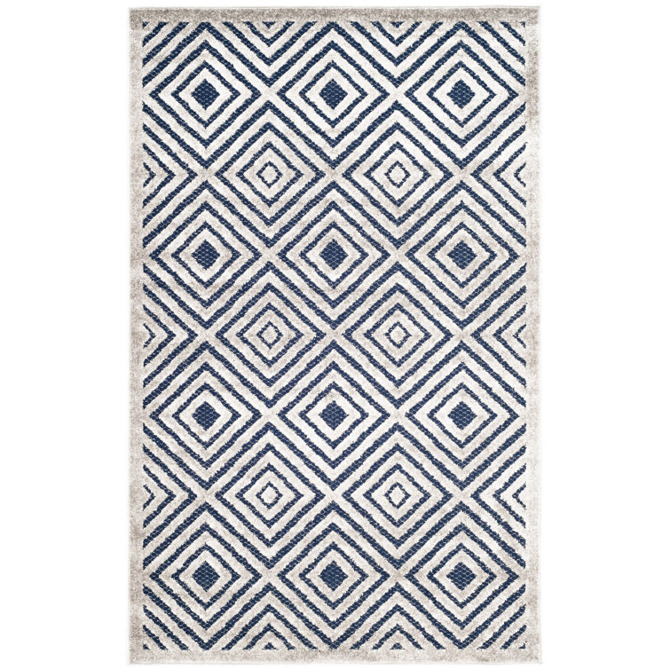 Mcgruder Performance Geometric Rug