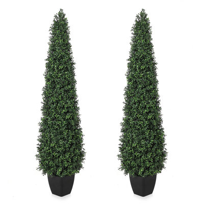 Faux Boxwood Tree Plant