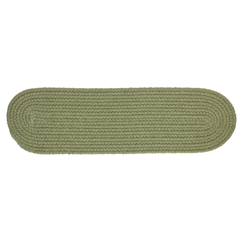Tapis d'escalier intérieur / extérieur Smyth, Olive