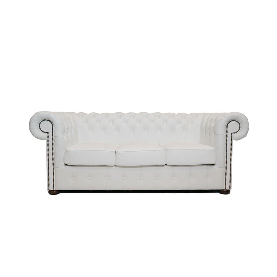 2-Sitzer Sofa aus Echtleder