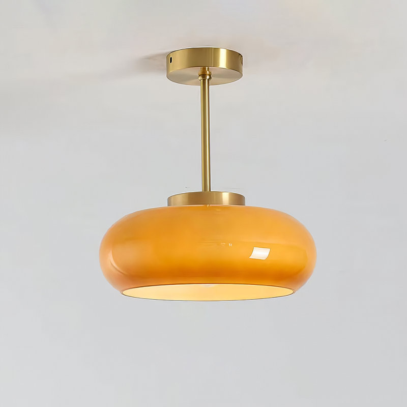 Fozie Glass Semi Flush Mount