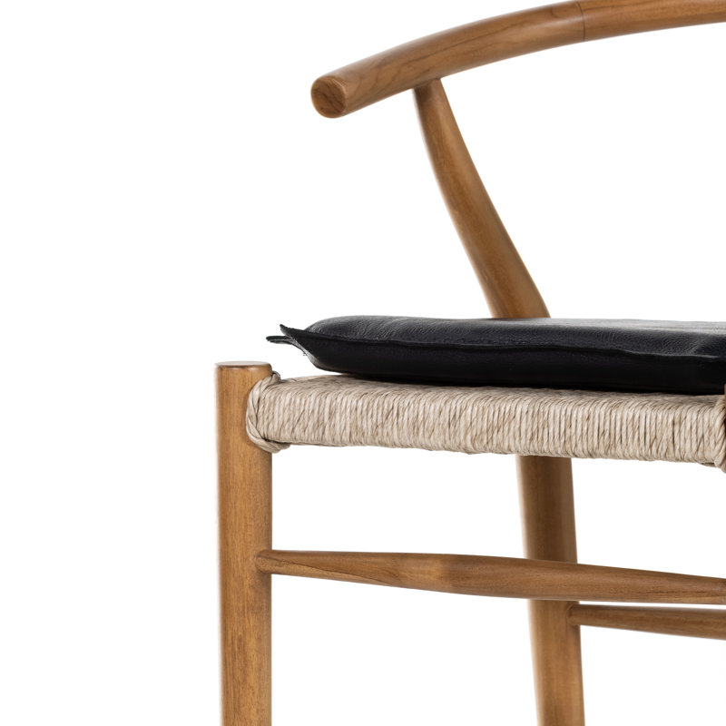 Dalpha Solid Wood Counter Stool