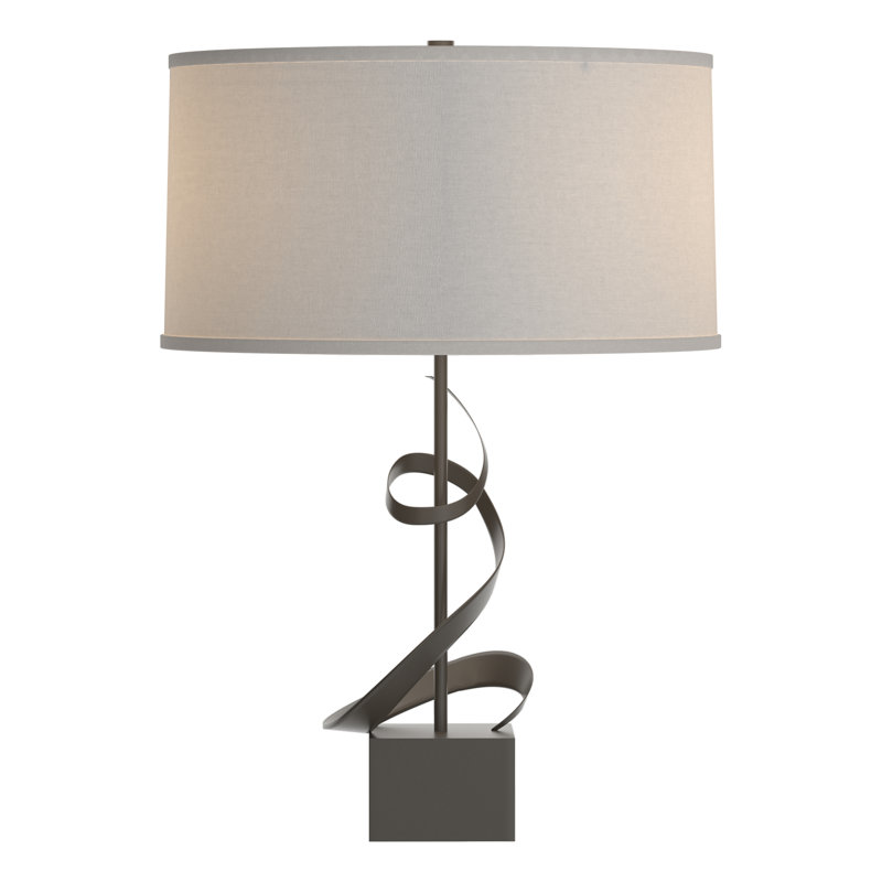 Gallery 22.9" Table Lamp, Flax, Dark Smoke