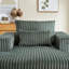 Fauteuil en velours côtelé sans assemblage
