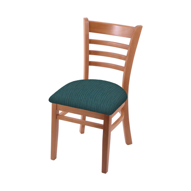 18'' H Upholstered Beech Side Chair, Medium, Graph Tidal