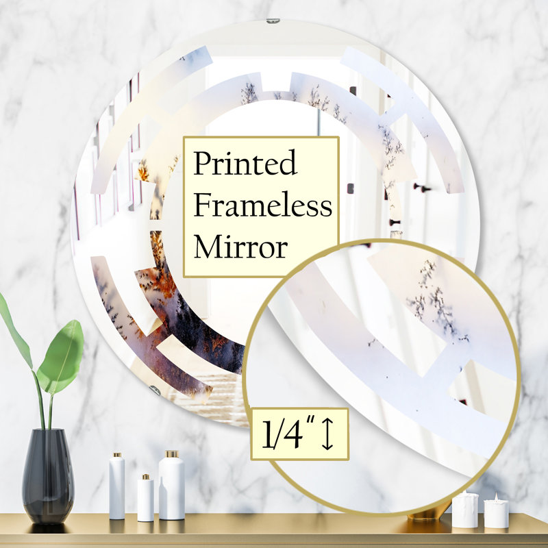 Miroir mural Hexagon Star, 31,5 po x 31,5 po