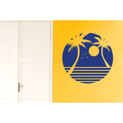 Nautical & Beach Non-Wall Damaging Wall Decal