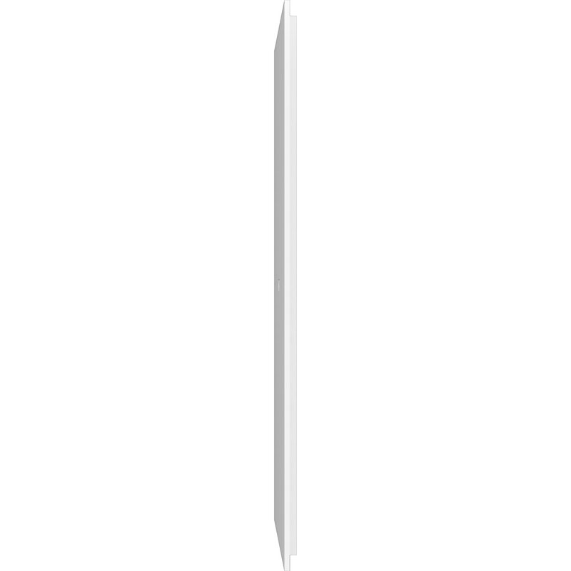 Embry 18" White PVC Contemporary Ceiling Medallion