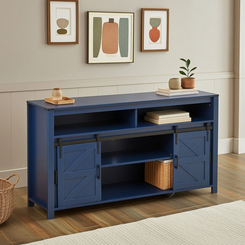 Sideboard with Sliding Barn Doors