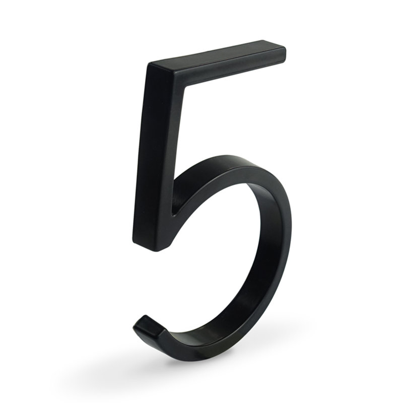 Numéro de maison 5 po, 5