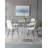 17'' H Linen Upholstered Metal Side Chair-398700332